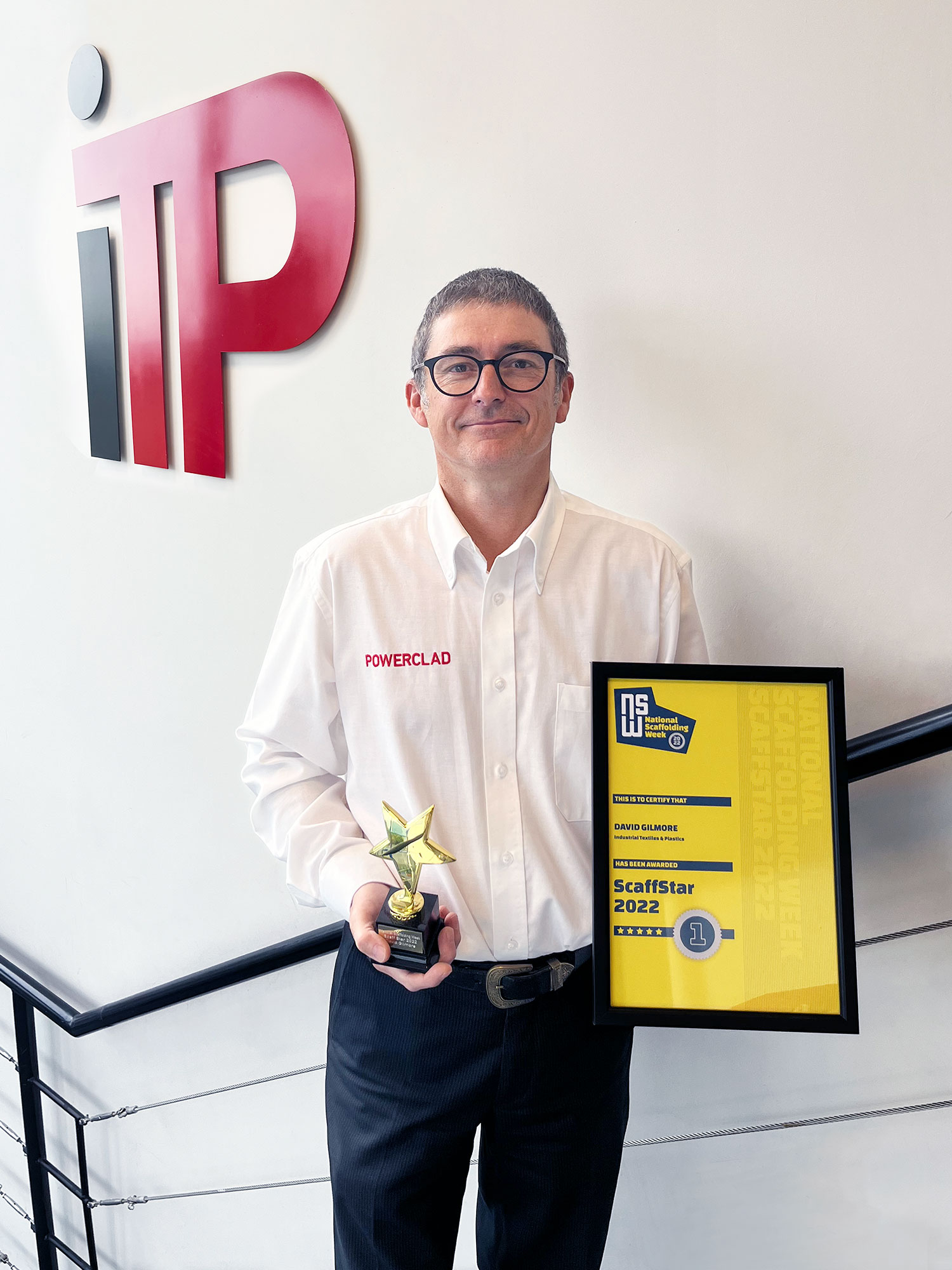 David marks 25 years at ITP with Scaff Star Award Featured Image