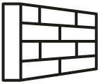 Ideal for walls icon